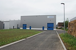  The new factory building covers an area of about 500 m2 