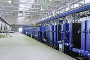  Dank der hohen Automatisierung der Gesamtanlage konnte der Produktionsprozess deutlich beschleunigt werden 