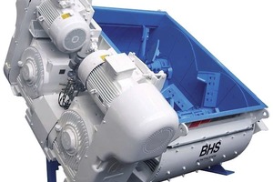  Abb. 1 Der neue Doppelwellen-Chargenmischer von BHS. 