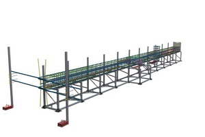  When small changes or add-ons are applied to the Jiggelo system, it is ­possible to position the stirrups and bar marks before welding or tying  