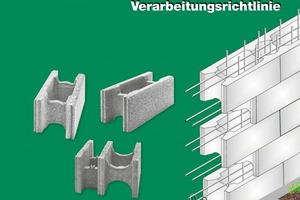  <div class="bildtext_en">The processing guideline for shuttering blocks: A new brochures of KLB-Klimaleichtblock clearly shows the correct erection of a concrete shuttering block wall</div> 