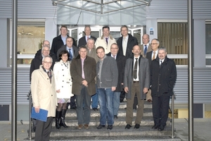  Unternehmer des Bauindustrieverbandes NRW besichtigten die MC-Bauchemie in Bottrop 