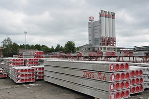  Wichtigste Produkte aus dem Hause Lujabetoni sind konstruktive Betonfertigteile wie diese Spannbeton-Deckenplatten 