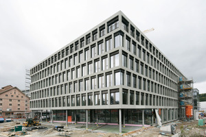  The southwestfacade of the new campus building of Brugg /Windisch University of Applied Science is finished 