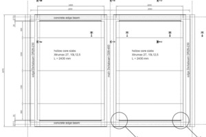  Abb. 1 Grundriss des Versuchselements. 