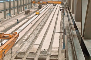  Manufacture of the prestressed concrete floor units in the precast plant 