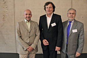  The newly elected Presiding Board from left to right: Friedrich Gebhart, Wilfried Röser, and Martin Kronimus 