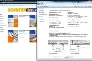  Fig. 4 … the website should provide visitor benefits – such as technical information …(Schmidt Beton). 