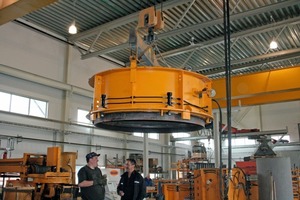  Abb. 4 Werkleiter Roar Olsen und seine Mitarbeiter sind sehr zufrieden mit der neuen HawkeyePedershaab-Anlage im neuen Werk Midt-Norsk Betong. 