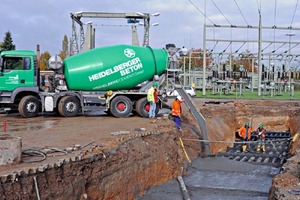  Verfüllung eines Hochspannungserdkabelschachtes mit thermisch optimiertem Beton  