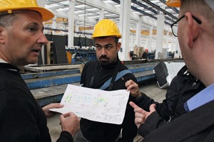  Visit by the international group to the Querzoli plant for precast elements 
