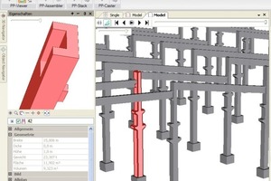  Abb. 3 Halle aus Fertigteilen: Fundamente, Stützen, Binder. 