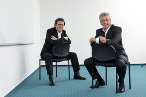  Die OGS-Gründer Manfred Over (links) und Lothar Graef 