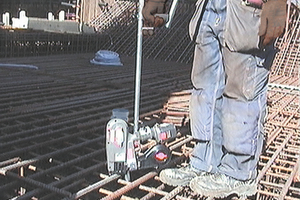  An optional extension is available for back-friendly use of the rebar tier 