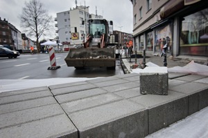  Several test pavements using ­Photoment slabs have been installed in Germany, such as in the city of Bottrop 