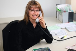  Fig. 2 Organization Director Stefanie Blank is already preparing for the BetonTage 2012. 