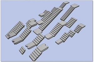  The presentation shows a number of stair variants that can be generated parametrically. 