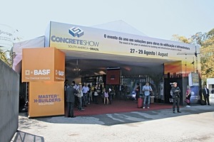  Helped by fine weather, the organizers of the Concrete Show were pleased about the numerous visitors 