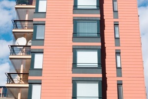  Fig. 2 Precast façade, where panel joints are hidden to linear and window linings, Helsinki. 