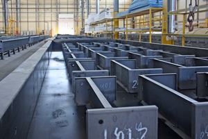  MS 21 manufactures its products on 29 production tables. The company produces its own molds  