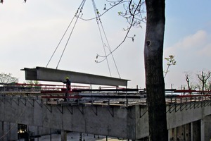 The planners decided to use prestressed TT slabs for bridging spans of up to 18 m 