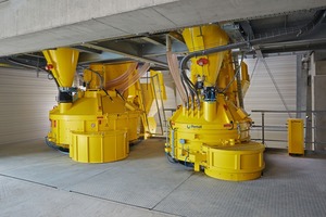  The two newly installed mixers are ­Pemat planetary mixers of type 750/2250 