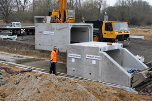  Sonderlösung Rechteckquerschnitt für Entwässerungssystem an der BAB A30  