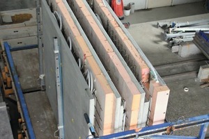  Completed sandwich walls with integrated building utilities  