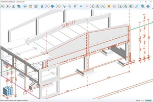  Die Verknüpfung von DWG-, PDF- oder 2D-Elementen mit dem 3D-Modell ermöglicht den Abgleich unterschiedlicher Gewerke  