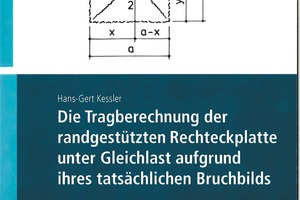  Titelbild des Bands „Die Tragberechnung der randgestützten Rechteckplatte …“ 