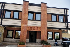  Exterior view of the office building of SH Stonetec in the industrial zone of Isfahan 