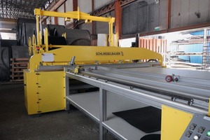  Fully automated ­cutting and welding of the Perfect Liner film according the ­requested nominal width  