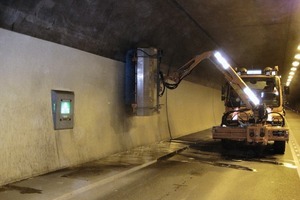  Reinigung des Hornbergtunnels 
 