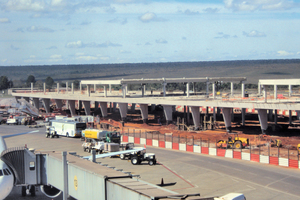  … beim Bau des Brasilia Airport … 