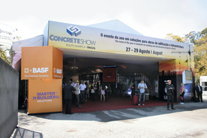  Die Concrete Show São Paulo gibt einen hervorragenden Überblick über die brasilianische Beton-Industrie. Sie bildet über 20 Bereiche des Beton-Produktionsprozesses abwww.concreteshow.com.br 