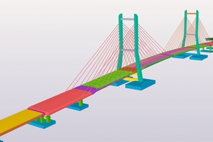 Herausragendes BIM-Referenzprojekt ist die 1,3 km lange Hängebrücke ­zwischen Kendari Old City und New City, Sulawesi 