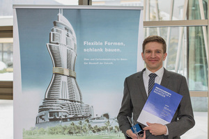  Dr. Christian Kulas, Technical Consultant at Solidian GmbH, with the Innovation Prize 