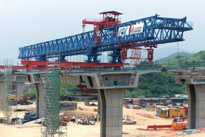  1Deep Bay Link segmental bridge in Hong Kong in the construction phase [5] 