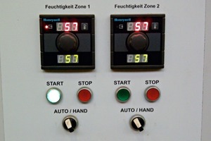  Fig. 2b CureFog control system provides for the moisturization of the chambers. 