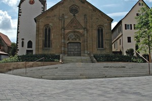  As before, the Lower Church Square can support vehicle traffic – but, compared to the old concept, now offers much more opportunity for the public to quietly linger and enjoy the square 