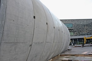  Side view of the tunnel  