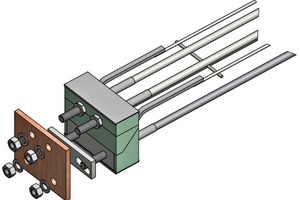  Isopro Type SBM structurally connects freely cantilevered steel constructions with concrete construction elements 