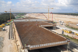  Concreting of the bridge deck area  