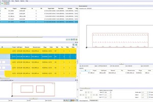  Visualization of pallet assignment with Wavision using the example of ­Molin Concrete/U.S. 