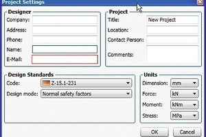  Fig. 3 Project settings. 