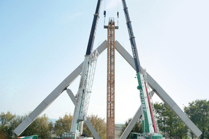  → 2 Large-scale test of balanced lift method with a 50 m bridge  