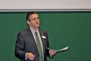  Markus Greim, General Manager of Schleibinger Geräte GmbH, moderated the conference 