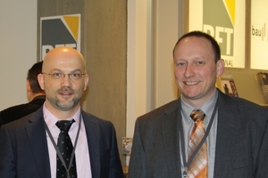  Roy Thyroff (rechts) ist seit Anfang Februar 2012 auch Geschäftsführer des Tudalit-Verbands, wie er BFT-Redakteur Christian Jahn im Interview mitteilte. 