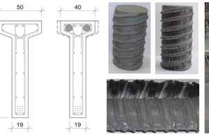  Fig. 12 Pretensioned concrete girder made of normal concrete without and with UHPC bars.  
