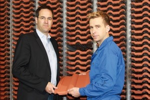  Fig. 8 Kjell Schlichter (left), general manager and Ronald Winkler, director of production at the Kritzkow plant. 